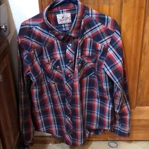 Men’s wrangler pearl snap